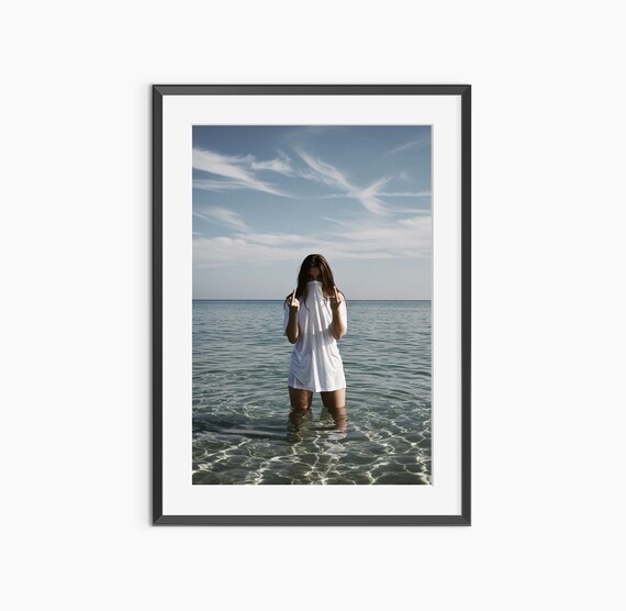 Cheeky Middle Finger Beach Photo Sassy Rebel Attitude Summer Poster