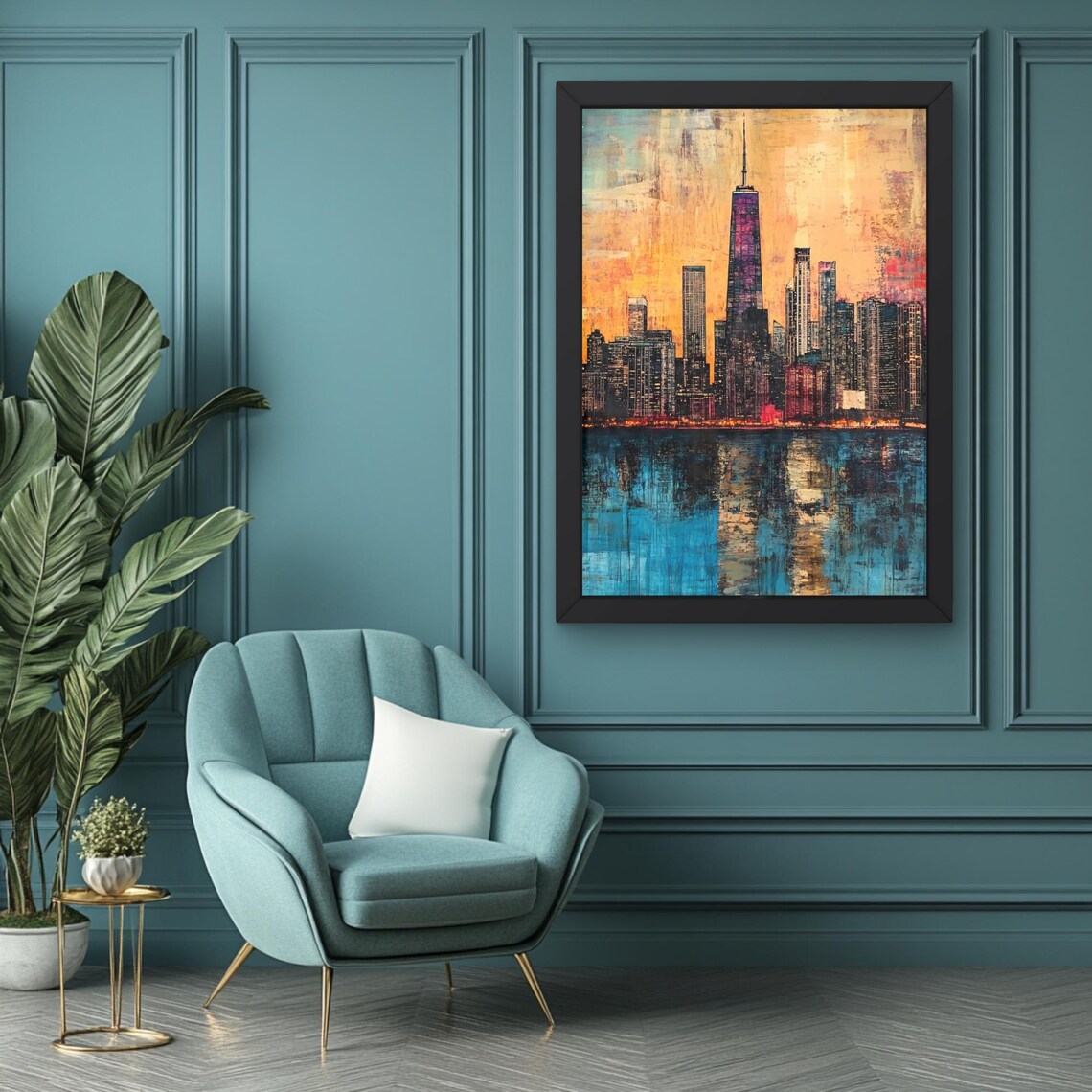 Waterfront Chicago Art Print, Chicago Skyline - Image 2