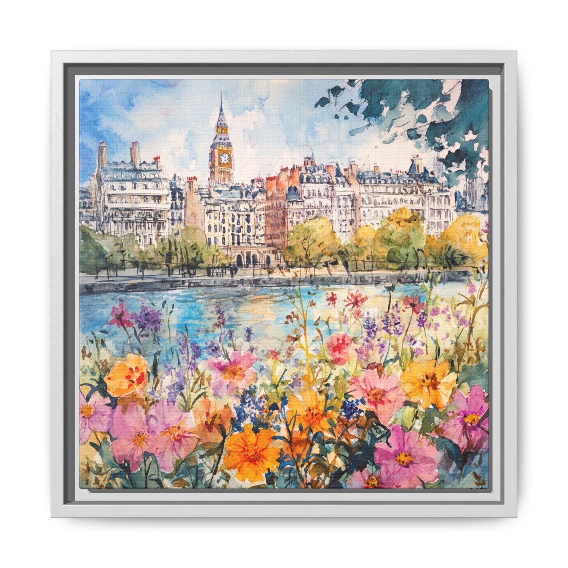 London Cityscape, Unique Gift for Art Lovers - Image 5