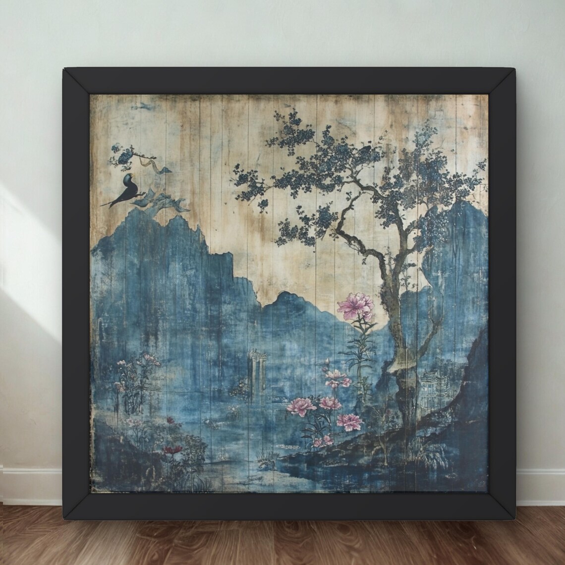 Chinoiserie Japandi Home Art Gift for Art Lover