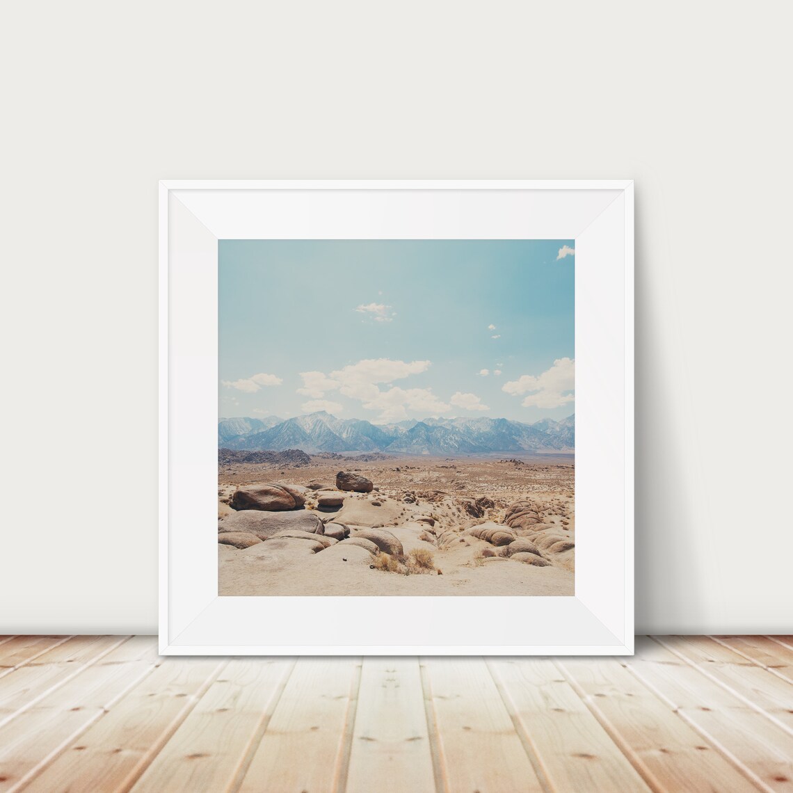 Alabama Hills Sierra Nevada Landscape Art Print