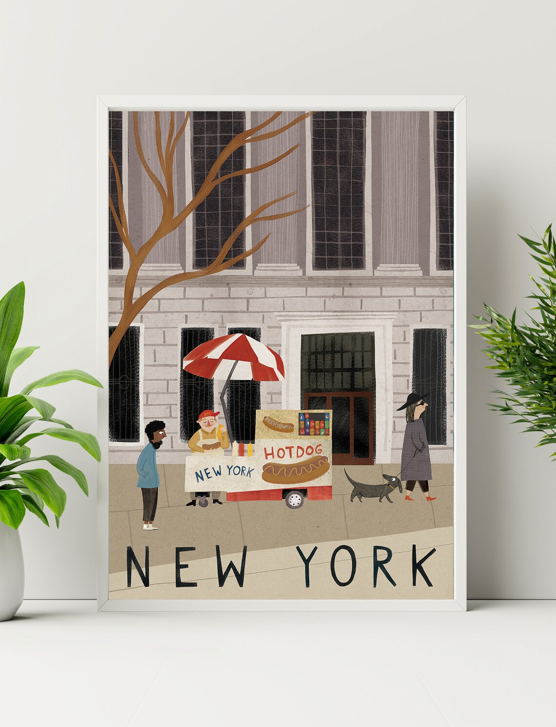 New York Boho Illustration Poster Art Print - Image 2