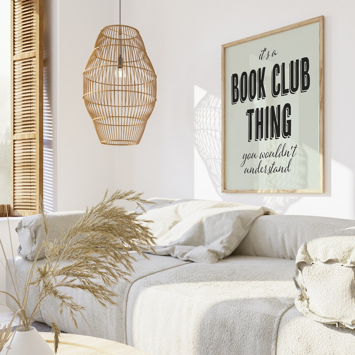 It's A Book Club Thing You Wouldn't Understand Cream Reader Poster - Image 3