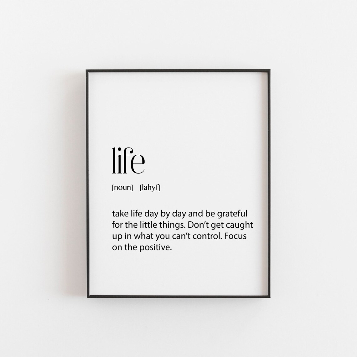 Inspirational Quote Art Print, Home Decor