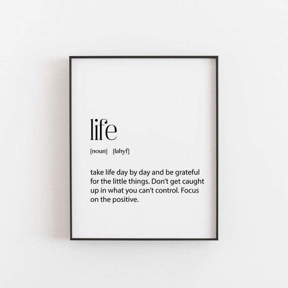Inspirational Quote Art Print, Home Decor