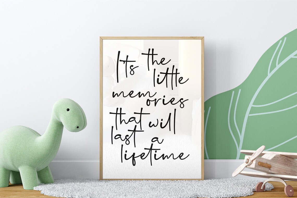 Little Memories Memory Print, Family Wall Art