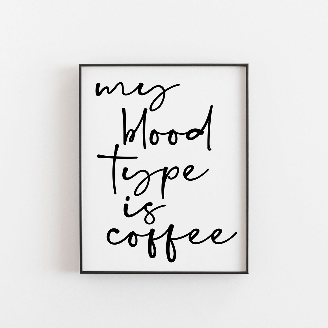 Funny Coffee Lover Humorous Kitchen Art Print