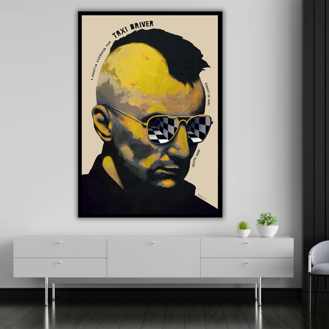 Taxi Driver Robert De Niro Mohawk Pop Art Martin Scorsese Film Poster - Image 4