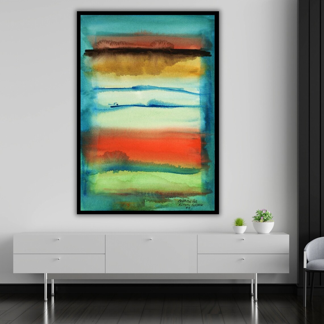 Mark Rothko Abstract Artwork, Modern Home Decor - Image 4