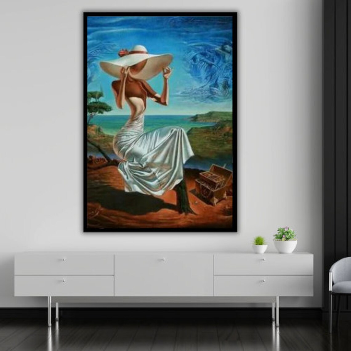 Surrealism Art, Abstract Modern Wall Decor - Image 2