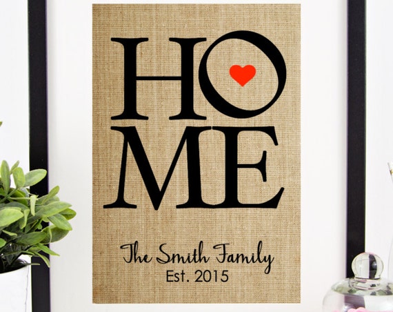 Buralp Print Personalized Family Name Sign Wedding Gift For Couple Housewarming Gift Personalized Mothers Day Gift For Mom