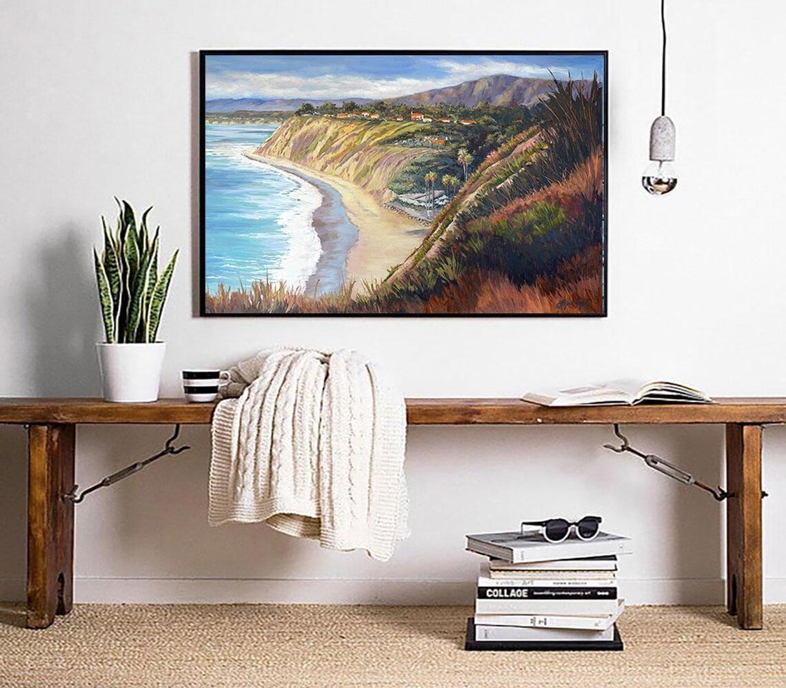 Arroyo Burro Beach Santa Barbara Travel Poster - Image 4