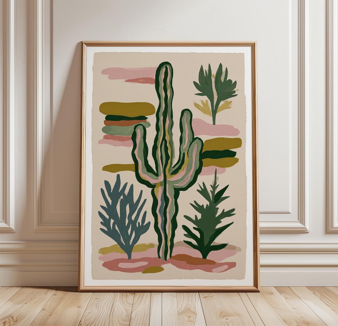 Saguaro Cactus, Southwestern Art Print