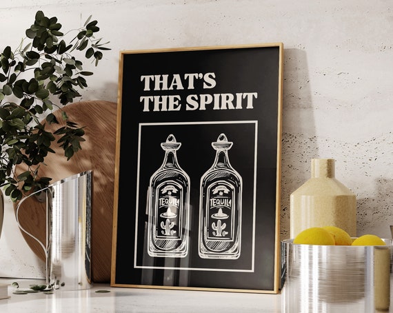 Bar Art Print Vintage Liquor Poster Bar Cart Wall Art Bar Art Drinks Wall Decor Funny Alcohol Print 1 Print