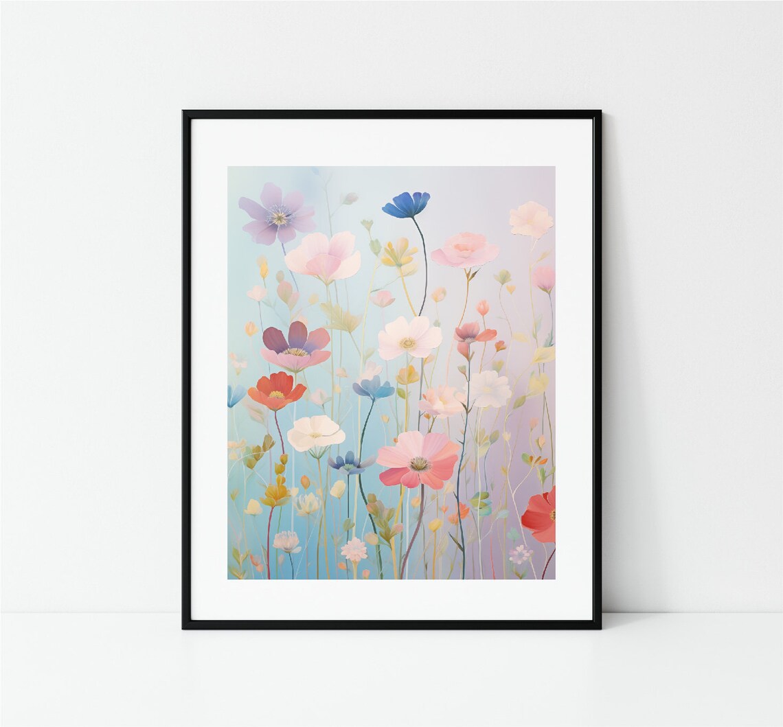 Flower Illustration, Floral Decoration Sheet