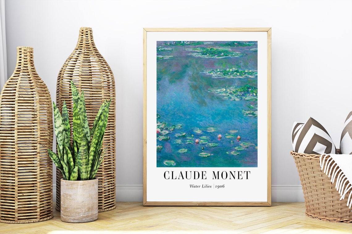 Claude Monet Water Lilies 1906 Giverny Pond Impressionist Poster - Image 4