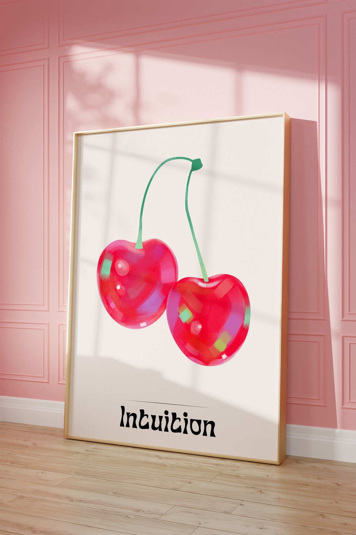 Intuition Disco Cherry Fruit Preppy Kitchen Dorm Wall Decor Poster - Image 2