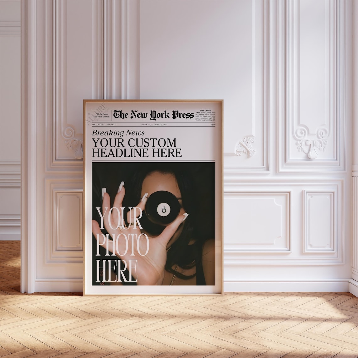 Custom Newspaper Print, New York News Poster - Image 2