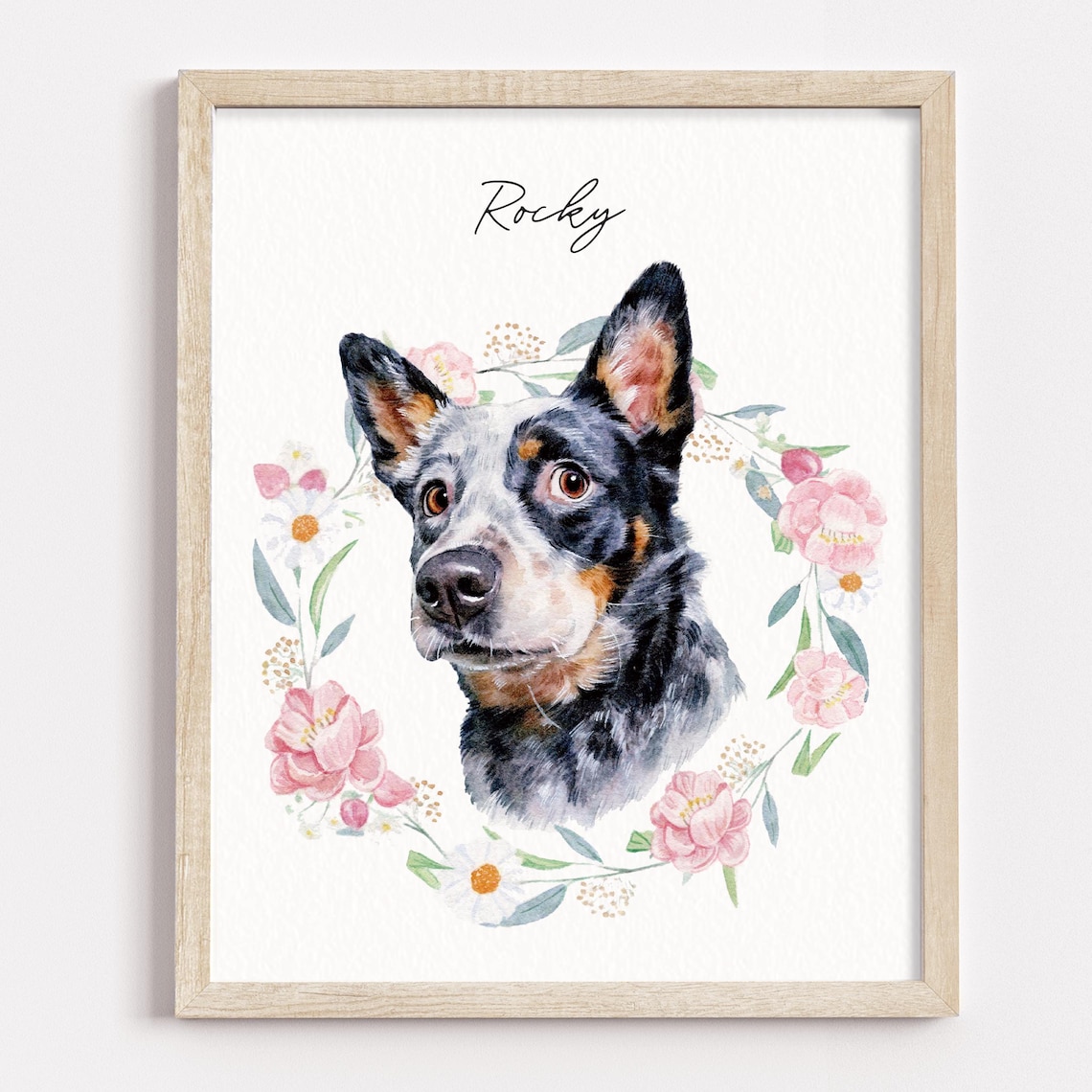 Custom Watercolor Pet Portrait Using Pet Photo Dog Portrait From Photo Cat Portrait Custom Dog Portrait Pet Memorial Gift Pet Loss Gift - Image 4