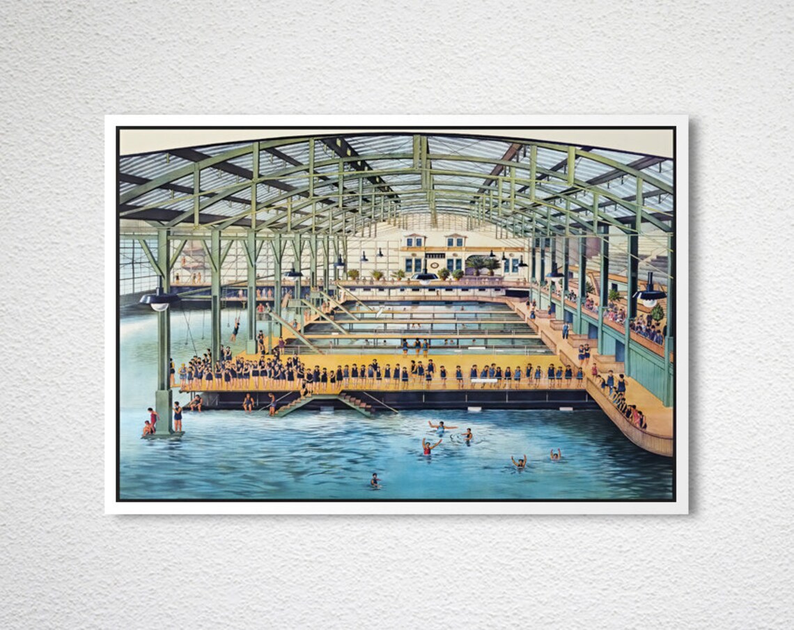 Sutro Baths San Francisco Travel Poster, Wall Decor - Image 2