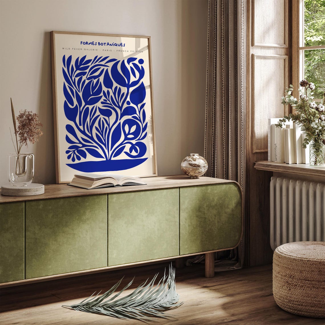 Formes Botaniques French Edition Blue Botanical Paris Poster - Image 3