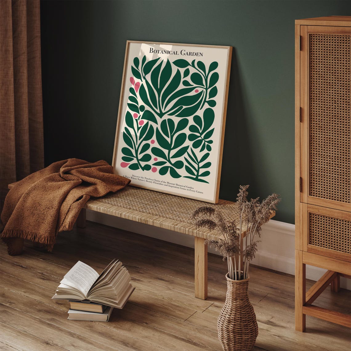Missouri Botanical Garden Lush Green Leaves Nature Art Poster - Image 5