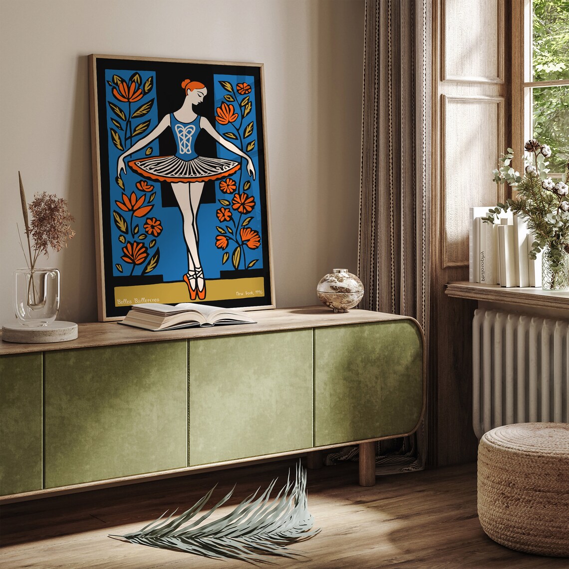 Belles Ballerines Ballet Dancer New York 1996 Retro Art Poster - Image 5