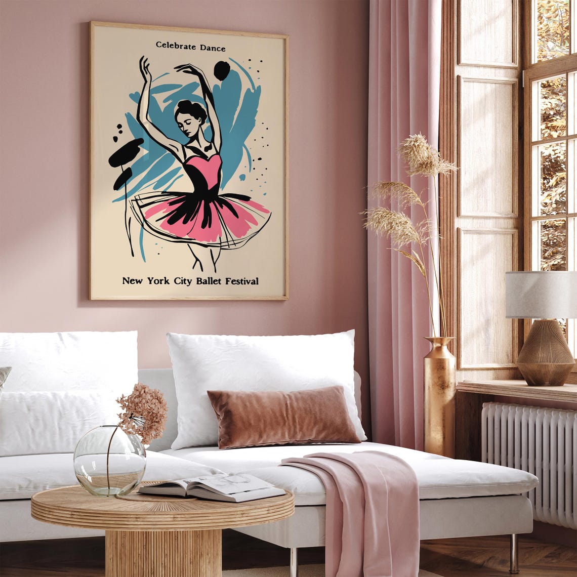 Ballet Poster Ballerina Wall Art New York City Ballet Festival Print Music Poster Dance Art Print Music Lovers Gift Dance Lovers Gift - Image 4