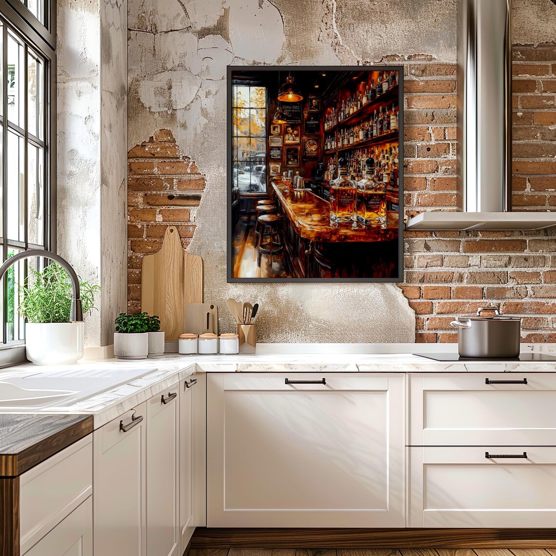 Vintage Bar Wall Art Whiskey Bar Decor Poster - Image 3