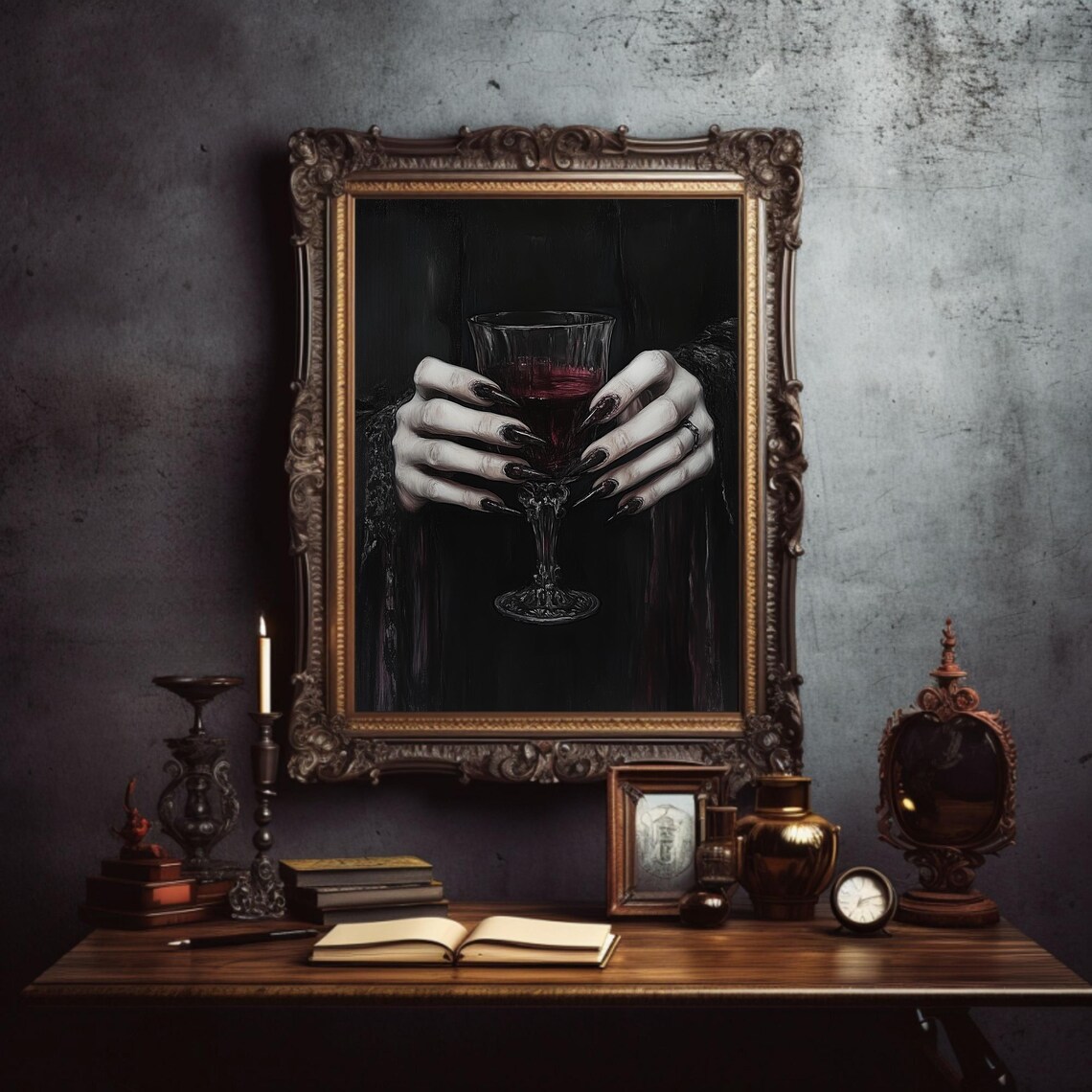Nosferatu Gothic Horror Art Print