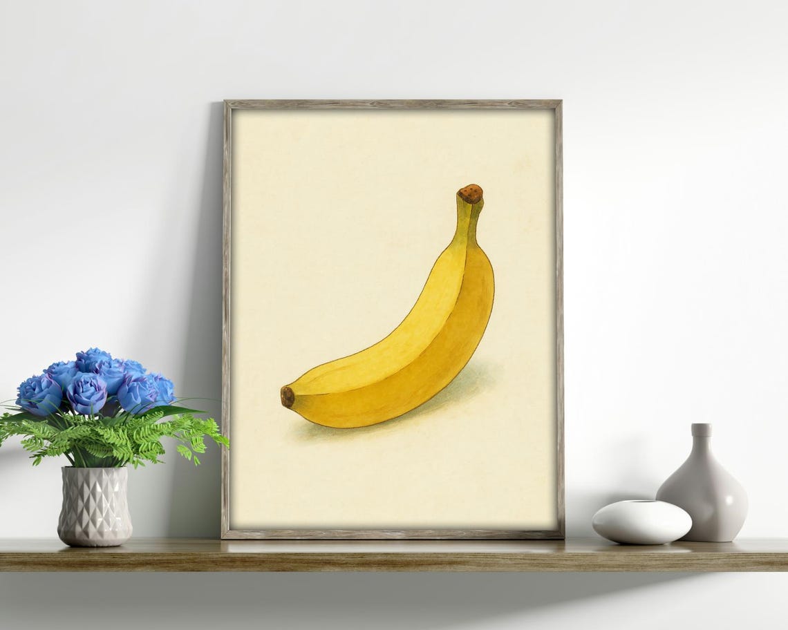 Banana Fruit Art Print - Image 4