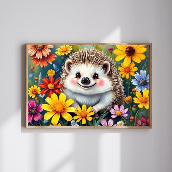Cute Hedgehog Jigsaw Puzzle 110 To 1014 Pieces Family Fun Game Night Animal Lover Gift For Friend Educational Activity Kids And Adults