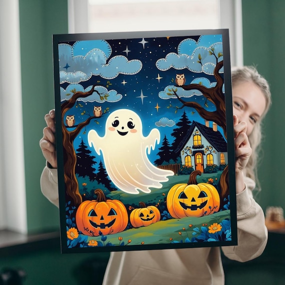 Halloween Pumpkin Patch Jigsaw Puzzle Scene Family Fun
