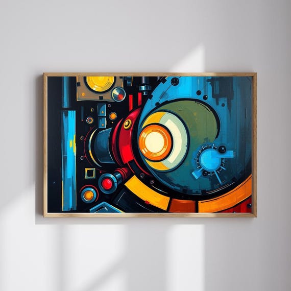 Vibrant Abstract Jigsaw Puzzle Game
