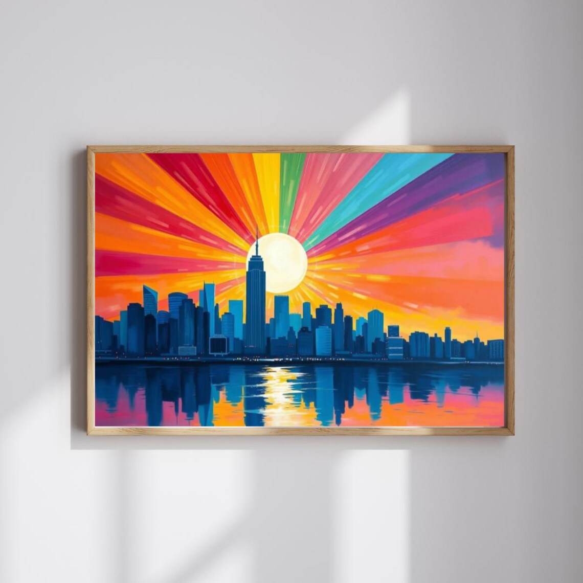 Pride Sunrise Jigsaw Puzzle Radiant Horizon Cityscape