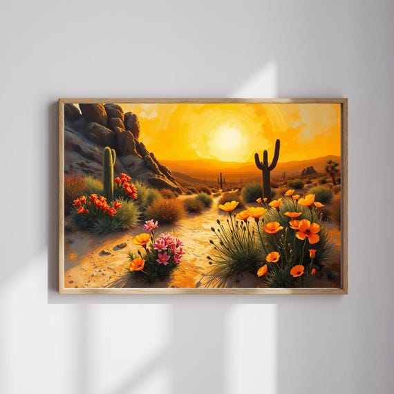 Desert Sunset Jigsaw Puzzle Family Fun Nature Lover Gift