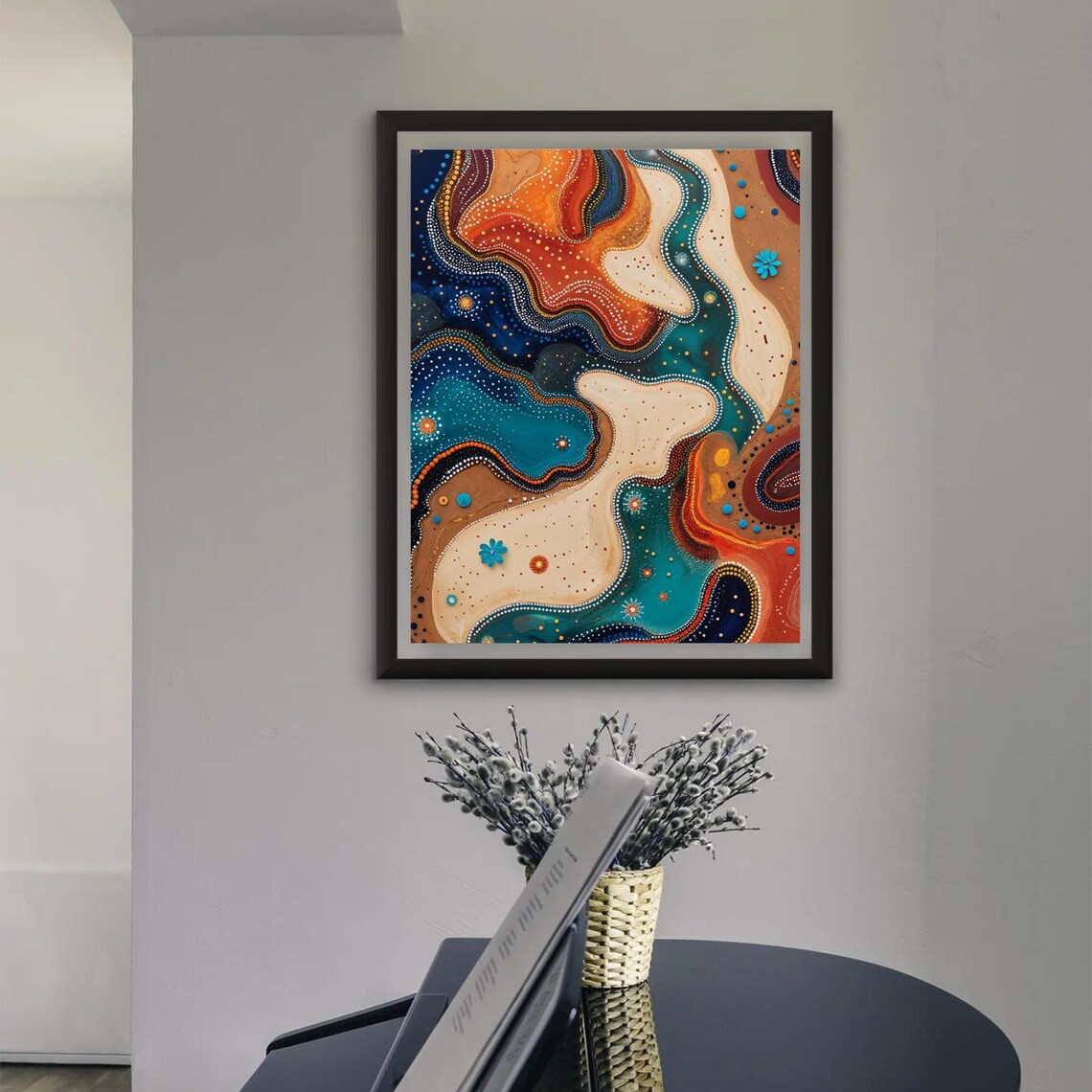 Australian Dot Art, Aboriginal Indigenous Art - Image 3