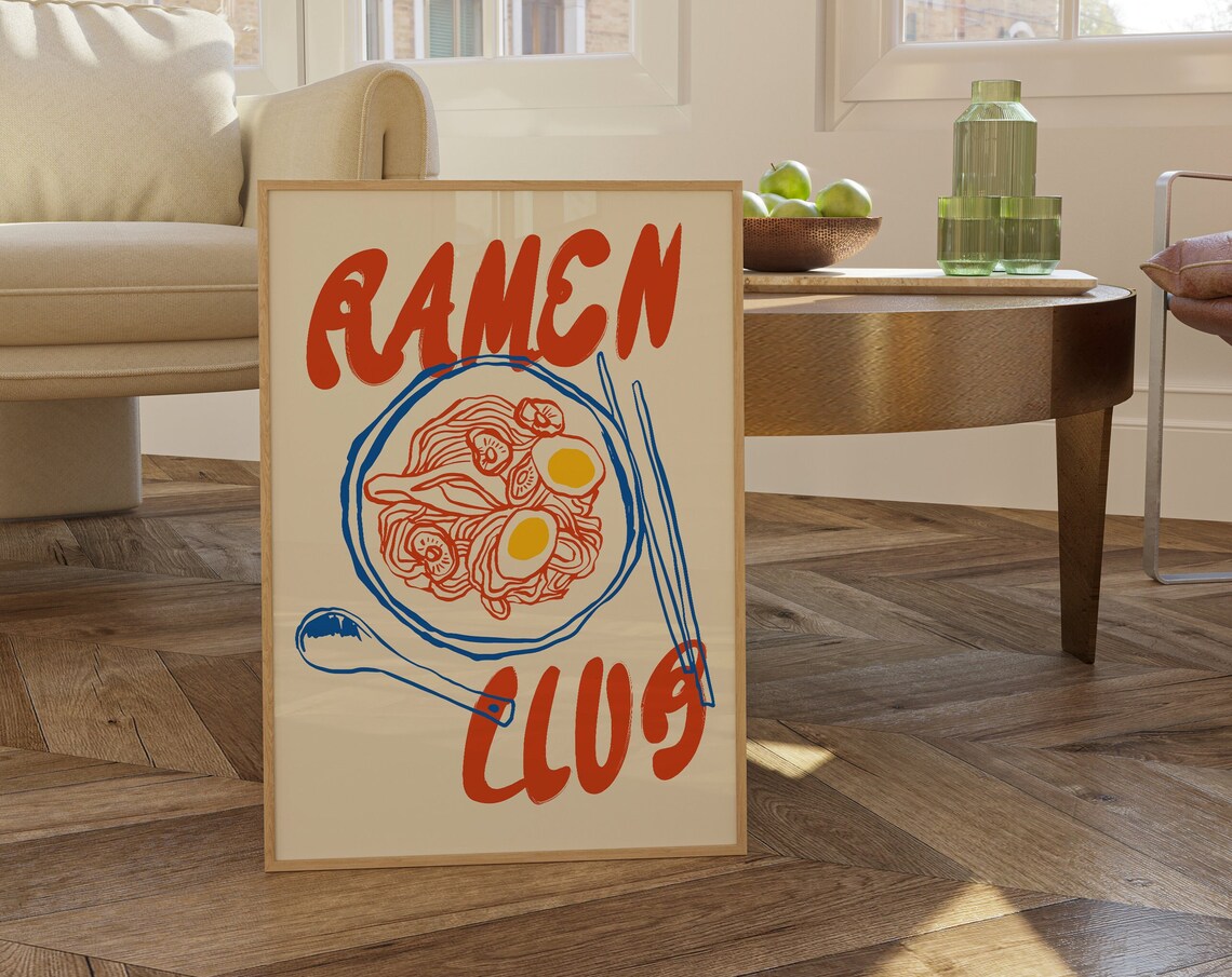 Ramen Lover Club Japanese Ramen Art Print - Image 4