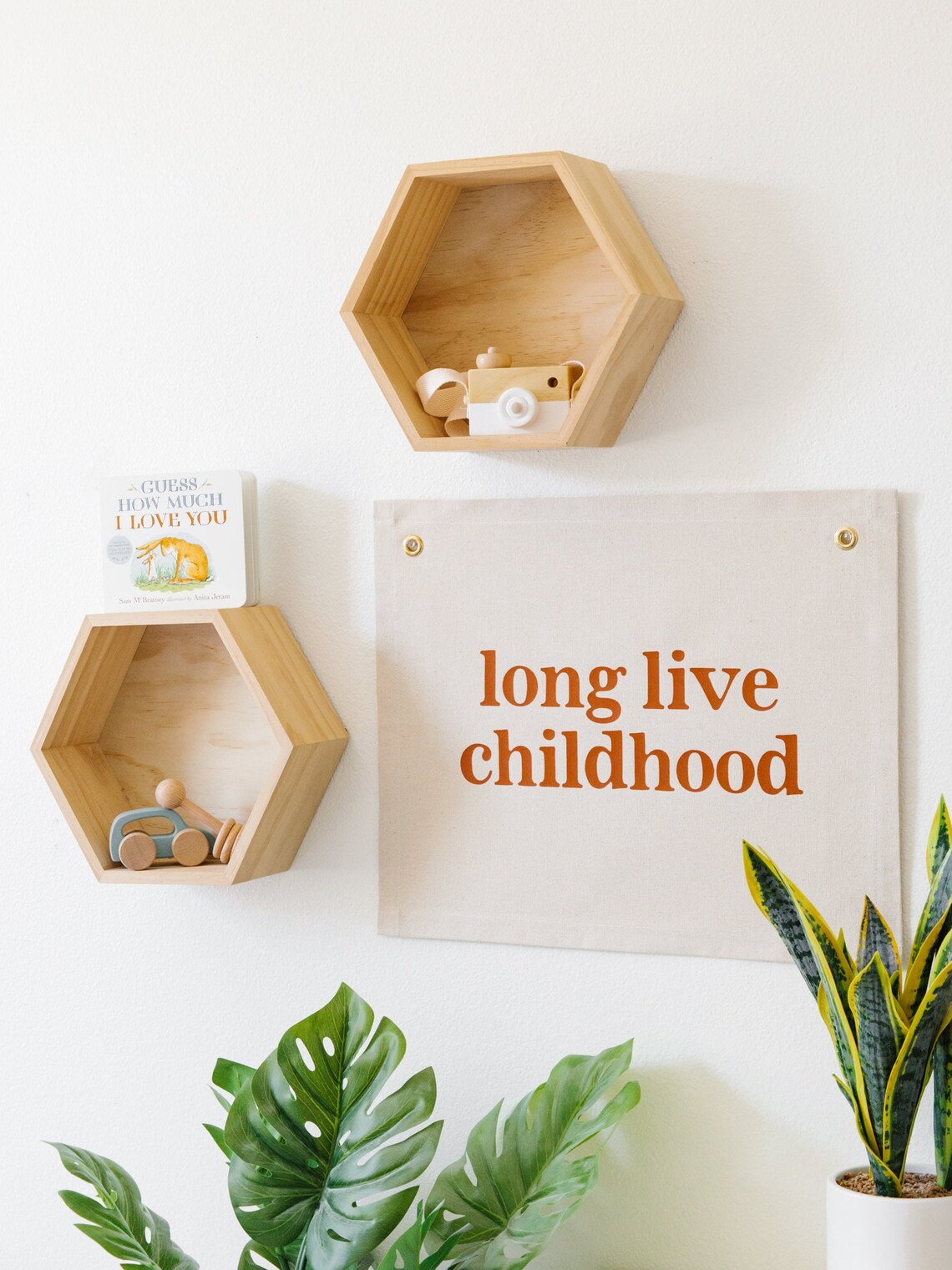 Long Live Childhood Nursery Banner Wall Hanging - Image 2