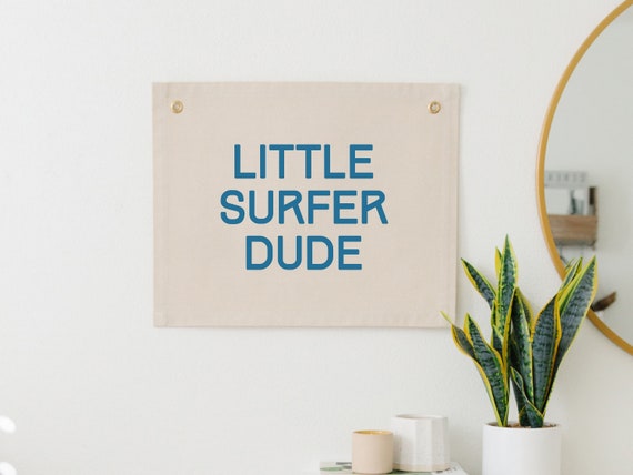 Little Surfer Dude Boho Surf Nursery Decor