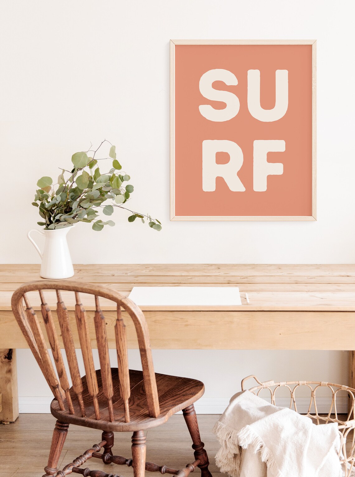Boho Surf Wall Art, Beach Nursery Decor Poster - Image 2