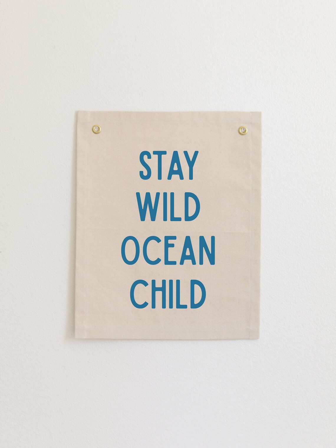 Stay Wild Ocean Child Nursery Wall Decor Art Print