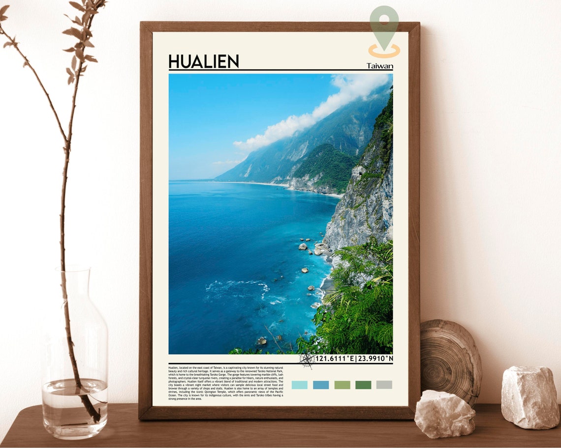 Hualien Print Hualien Poster Hualien Wall Art Hualien Travel Hualien Art Print Hualien Artwork Hualien Photo Hualien Taiwan Print