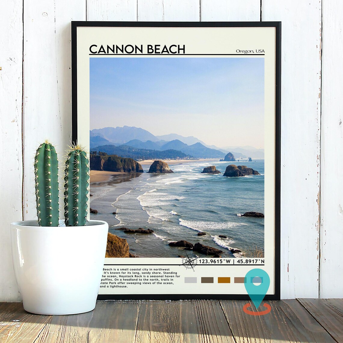 Canon Beach Print Canon Beach Wall Art Canon Beach Poster Canon Beach Photo Canon Beach Poster Print Vintage Canon Beach Poster - Image 3