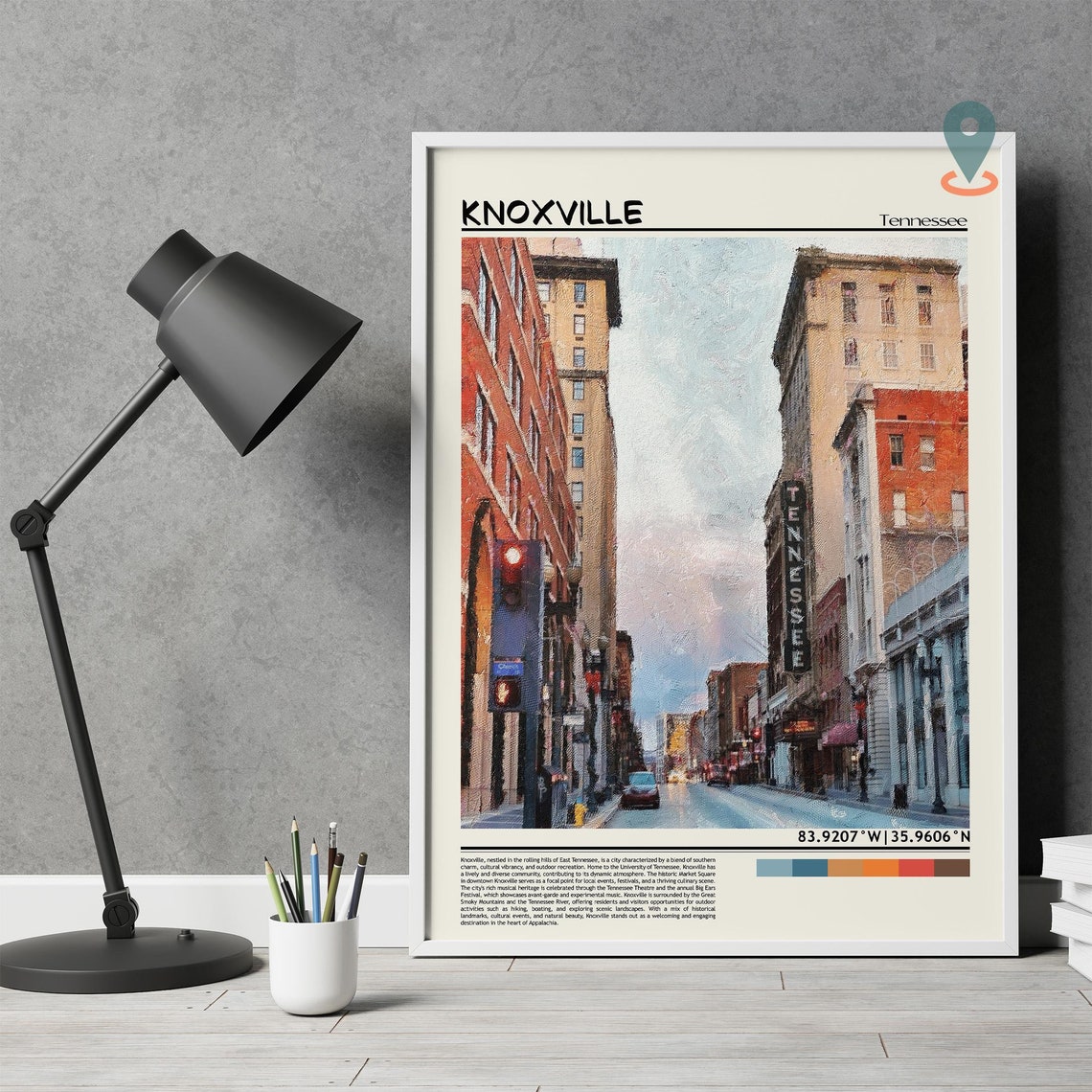 Knoxville Art Knoxville Artwork Knoxville Map Knoxville Photo Knoxville Poster Knoxville Print Knoxville Travel Knoxville Tennessee - Image 4