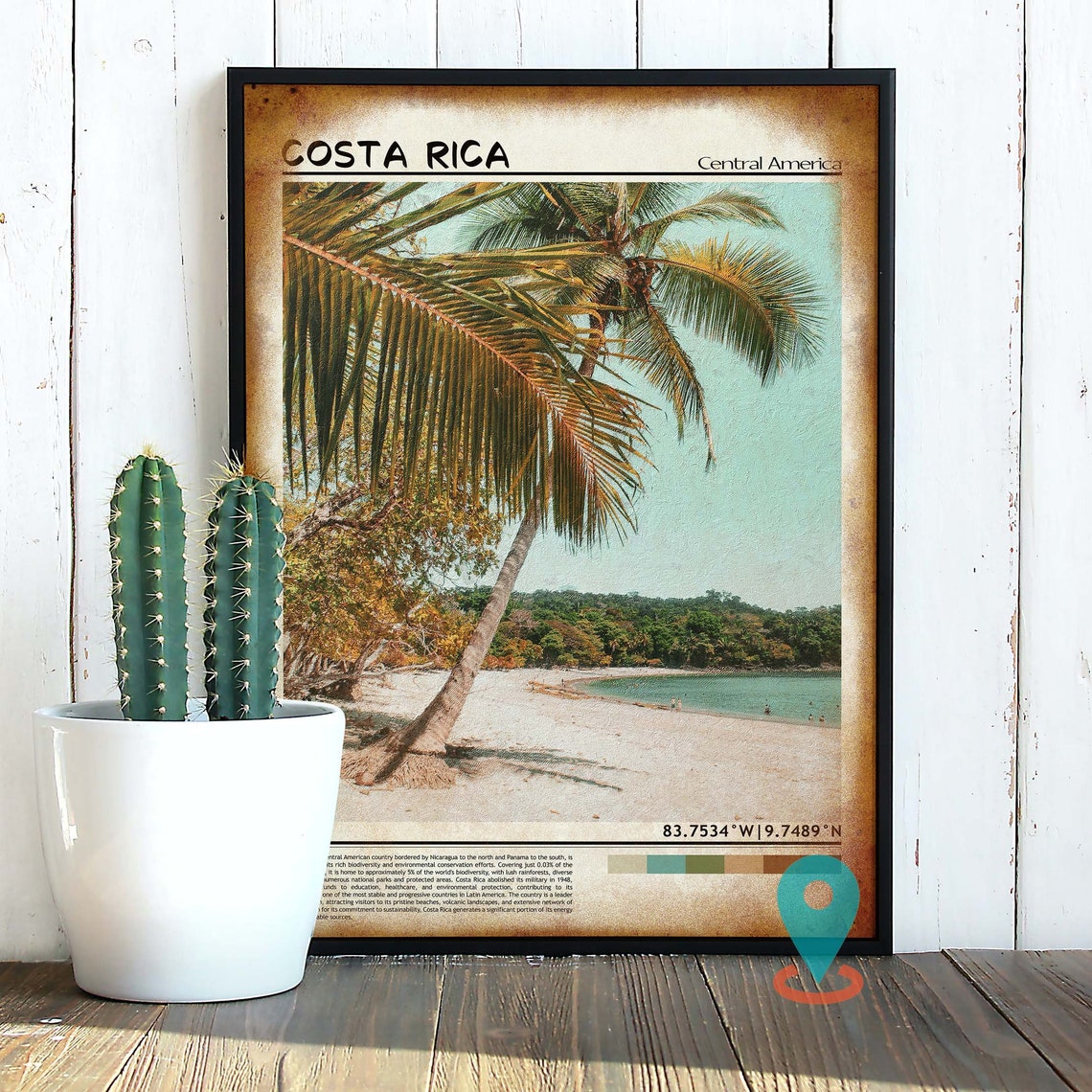 Costa Rica Print Costa Rica Wall Art Costa Rica Poster Costa Rica Photo Costa Rica Poster Print Costa Rica Wall Dcor Costa Rica Art - Image 2