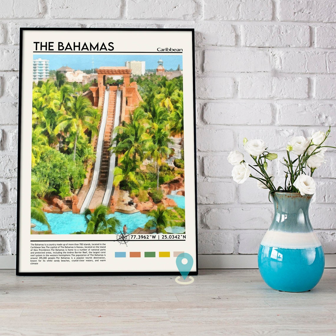The Bahamas Print The Bahamas Art The Bahamas Poster The Bahamas Photo The Bahamas Poster Print The Bahamas Painting Nassau Poster - Image 3