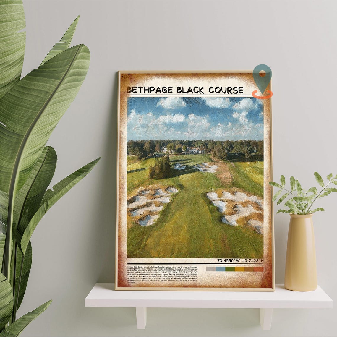 Bethpage Black Course Long Island New York Championship Poster - Image 5