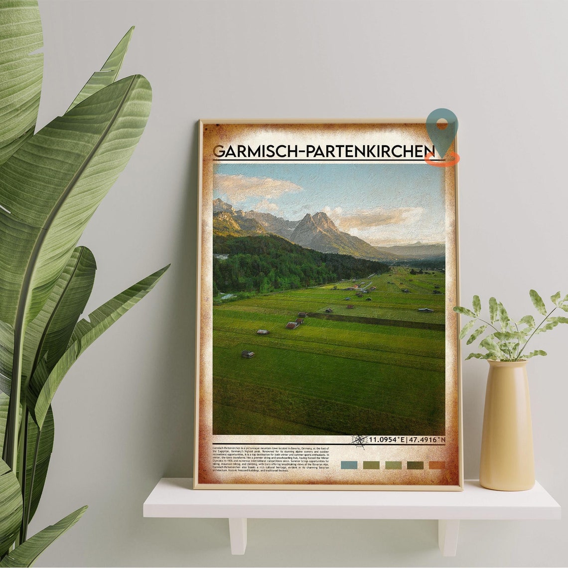 Garmisch-Partenkirchen Bavarian Alpine Meadow Zugspitze Poster - Image 5