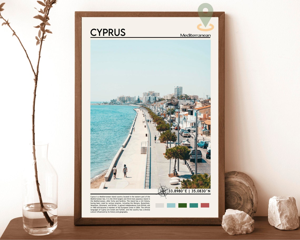 Cyprus Print Cyprus Photo Cyprus Poster Cyprus Painting Cyprus Artwork Cyprus City Nicosia Poster Cyprus Wall Art Cyprus Decor